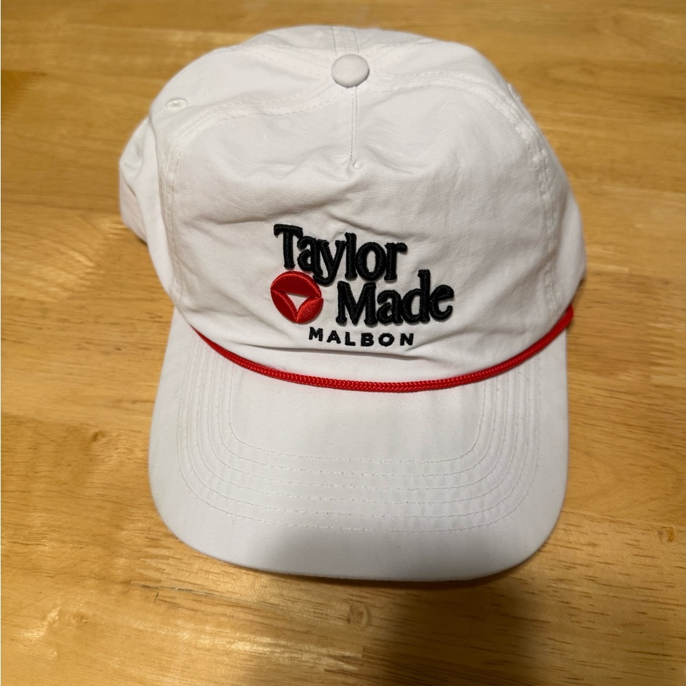 Malbon x TaylorMade White Golf Hat
